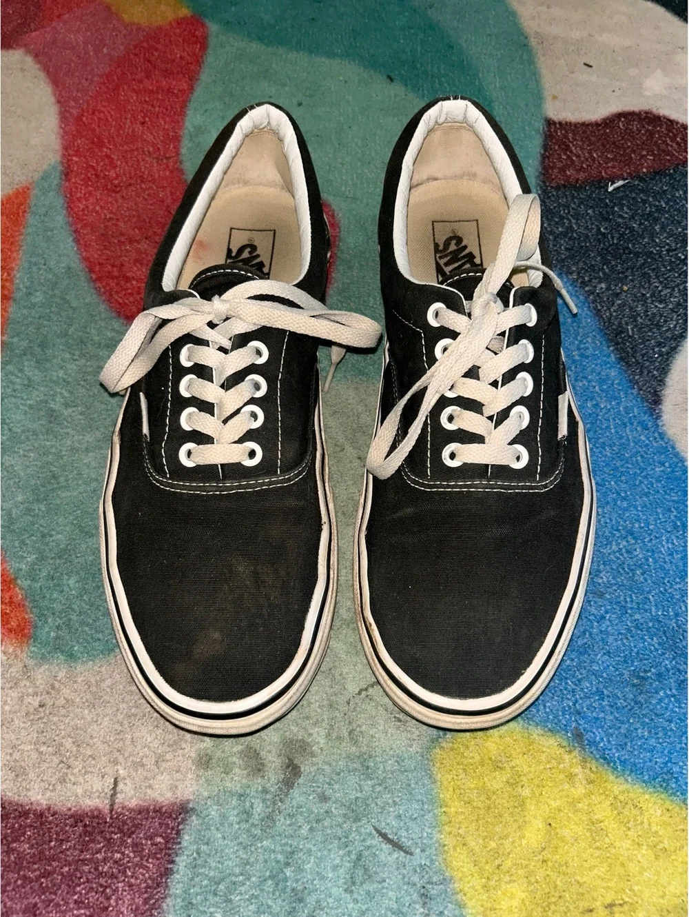 Men's Vans Black Suede Sneakers Size 10